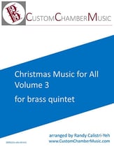 Christmas Carols for All, Volume 3 (for Brass Quintet) P.O.D. cover